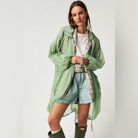 8. NWT Free People Addie Packable Poncho - Picture 2 of 10